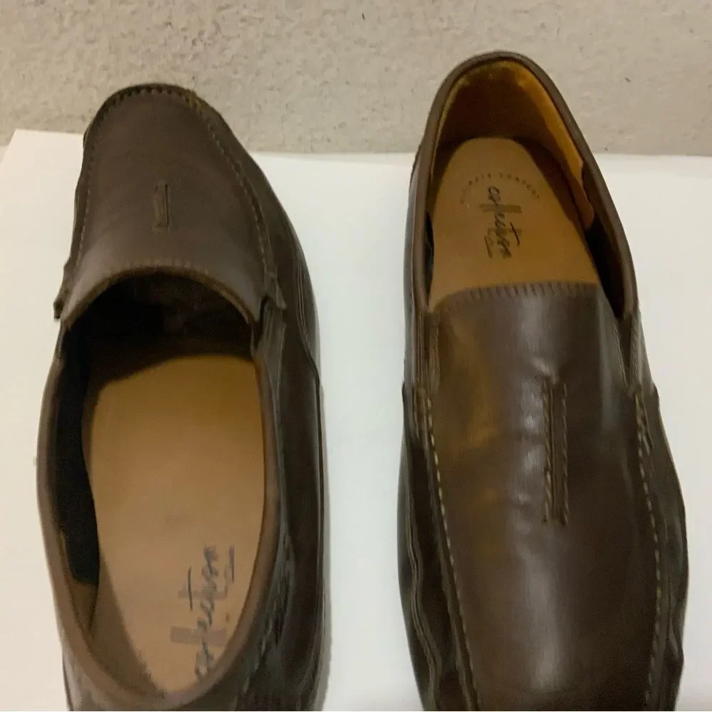 Clark’s leather driving slip Ons shoes - Mens 910.5 M/44